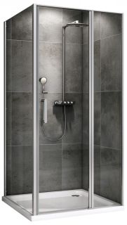 Душевой уголок ABBER Sonnenstrand 100x90см хром AG04100S-S90